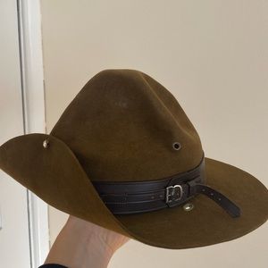 1960s boyscout leader hat